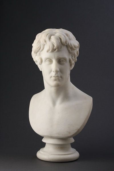 A Fine Marble Bust of the Young Anthony Ashley Cooper, the 7th Earl of Shaftesbury